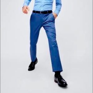 Bonobos Mens Dress Pants - Lake Life Blue Monday - 38x32 - New - original